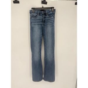 Buckle Black Bootcut Jeans Womens 24x32 Blue Good Fit No. 75 Stretch Denim